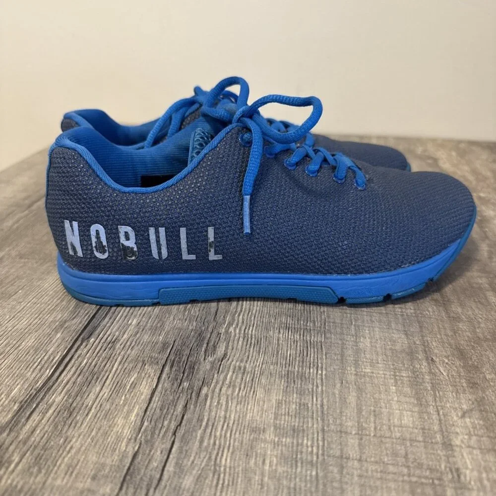 NoBull Unisex Blue Cross Training Shoes Sneakers‎ Men's 6.5 Women's 8 *Read*